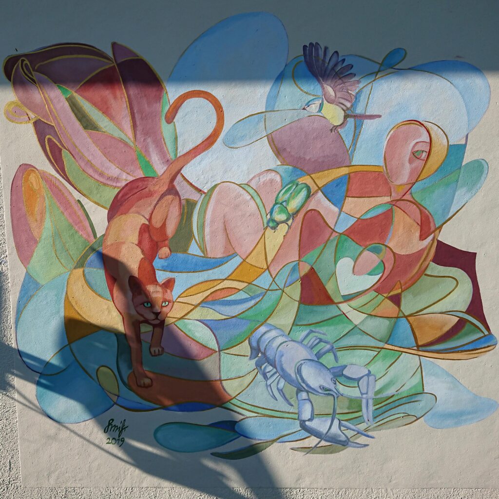 Fassadenmalerei Keimfarben