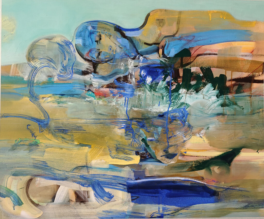 abstrakt frühlingssturm storm spring mask figurativ semiabstrakt